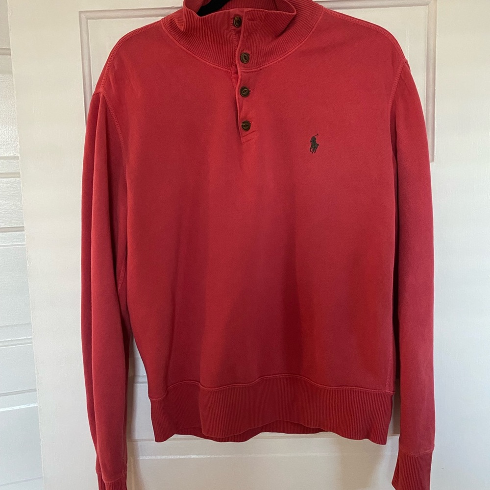Men’s Medium 1/4 button pullover sweater